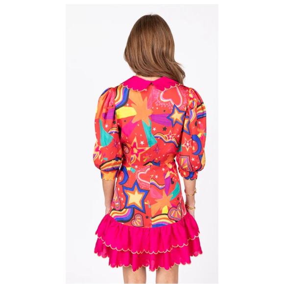 Colorful Abstract Midi Dress - Picture 5 of 8